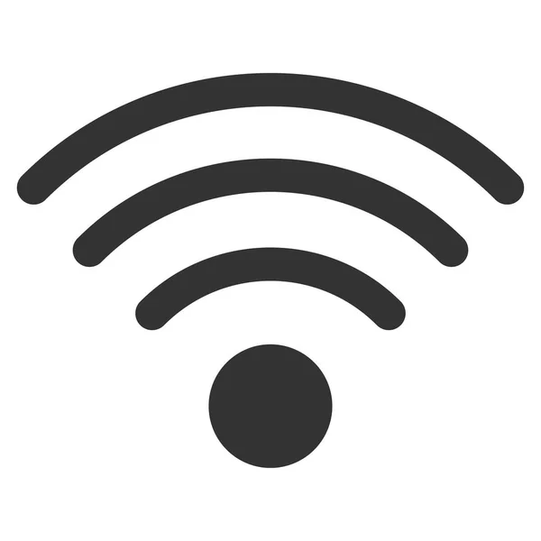 Εικονίδιο Wi-Fi πηγή επίπεδη διάνυσμα — Διανυσματικό Αρχείο