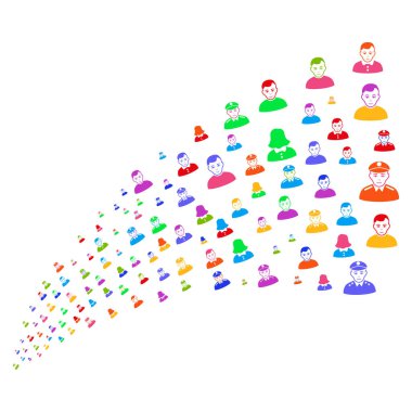 Kaynak akışı insanlar simgeler