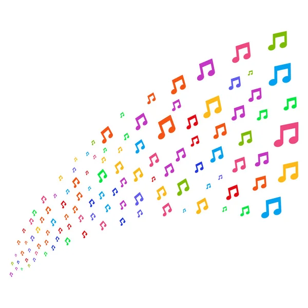 Note de diffuser de la source de musique — Image vectorielle