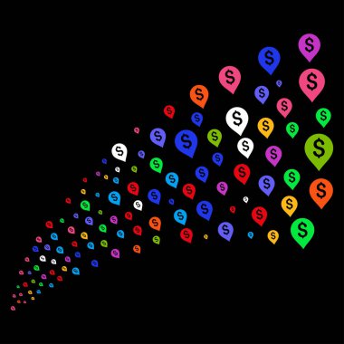 Kaynak akışı harita işareti bankacılık