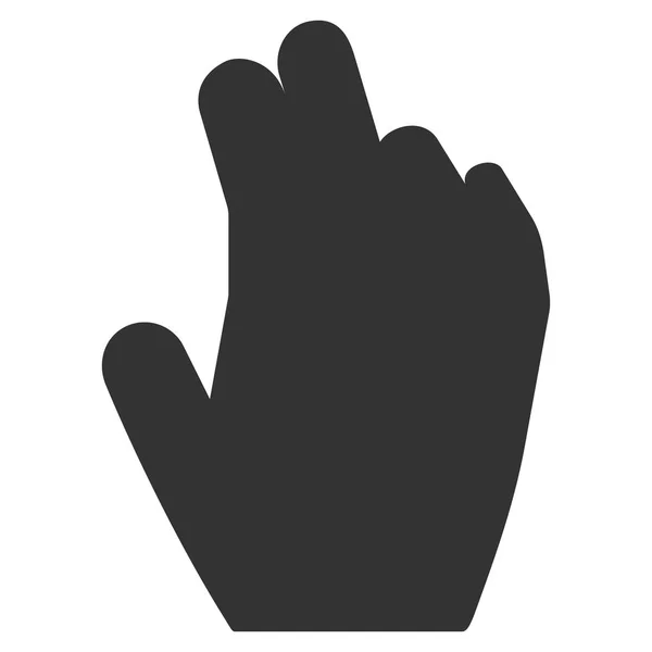 Kézzel lapos Vector Icon kezelése — Stock Vector