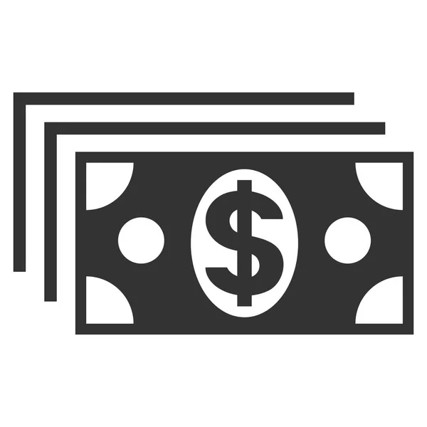 美元钞票平面矢量图标 — 图库矢量图片