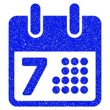 Takvim gün sayfa Grunge simgesi