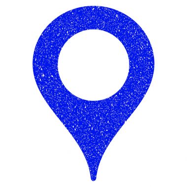 Harita işaretleyici Grunge simgesi