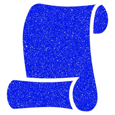 Kağıt rulo Grunge simgesi