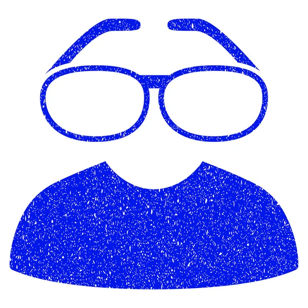 Smarta glasögon Grunge-ikonen — Stock vektor