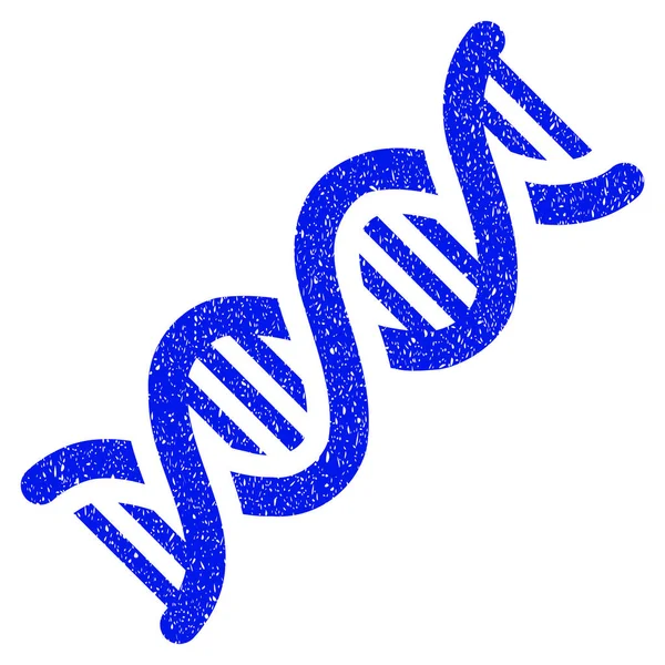 DNA Spiral Grunge Icon — Stock Vector