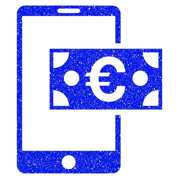 Евро Mobile Cash Grand Icon — стоковый вектор