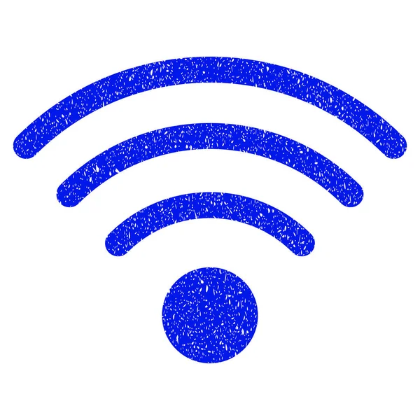 Fonte Wi-Fi Grunge Icon — Vetor de Stock