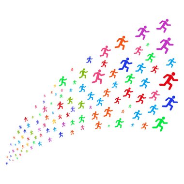 Kaynak akışı koşan adam