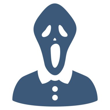 Korku vektör simgesi