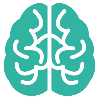 beyin vektör simgesi