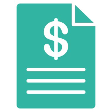 Fiyat listesi vektör simgesi