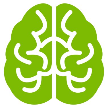 beyin vektör simgesi