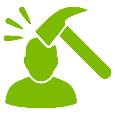 Şok vektör simgesi