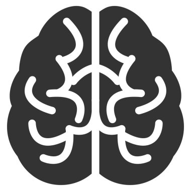 beyin vektör simgesi