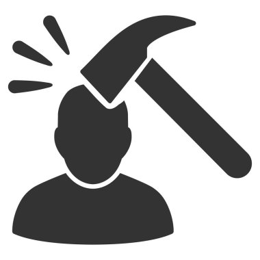 Şok vektör simgesi