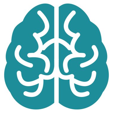 beyin vektör simgesi