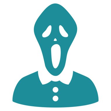 Korku vektör simgesi