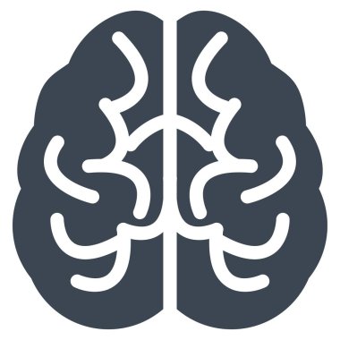 beyin vektör simgesi