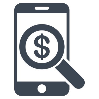 Telefon denetim vektör simgesi