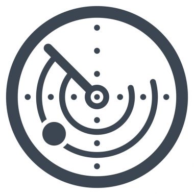 Radar vektör simgesi