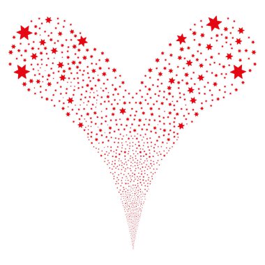 Havai fişek yıldızı çeşme dere