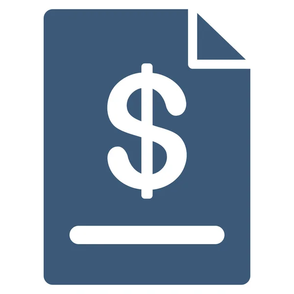 Invoice Vector Icon — Stock Vector