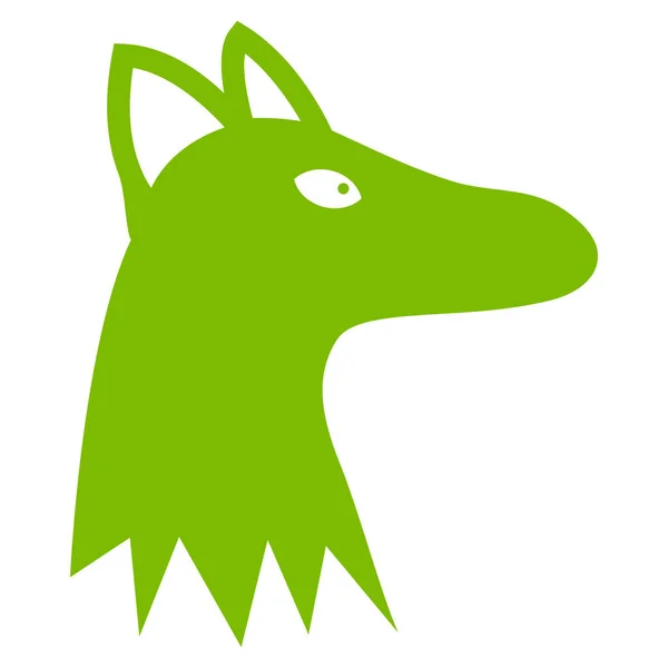 Fox hoofd Vector Icon — Stockvector