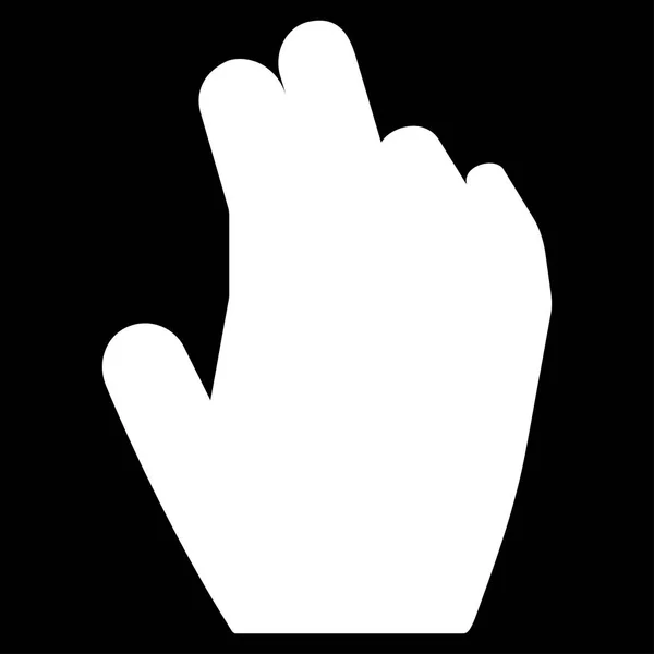 Handflache Vektorsymbole verwalten — Stockvektor