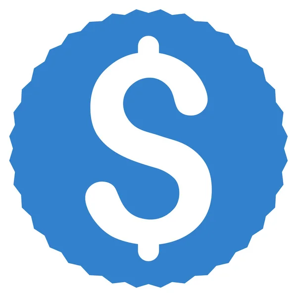 Dolar moneta płaski wektor ikona — Wektor stockowy