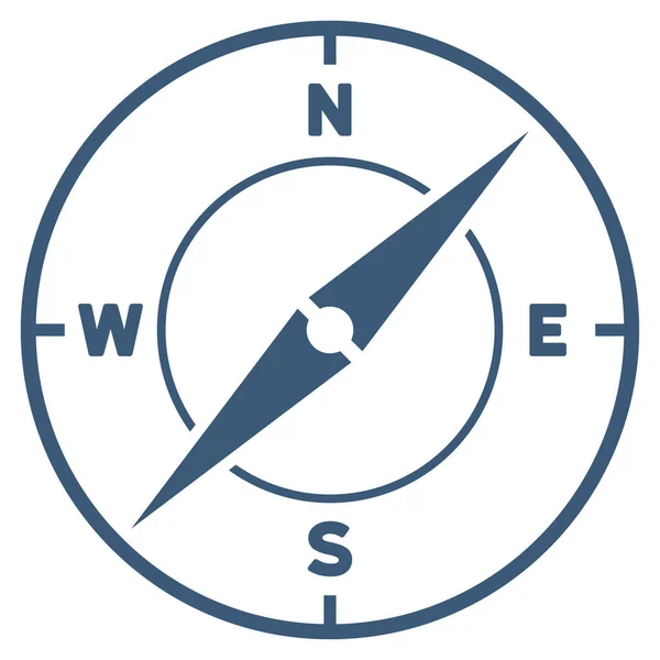 Bússola ícone vetor plana —  Vetores de Stock
