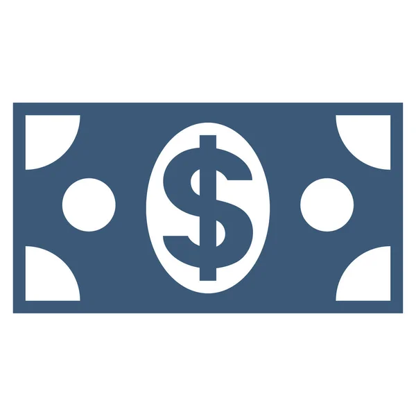 Ícone de vetor plano de notas de dólar —  Vetores de Stock