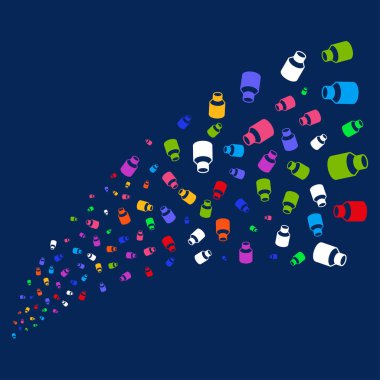 Kaynak şişe akışı simgeleri