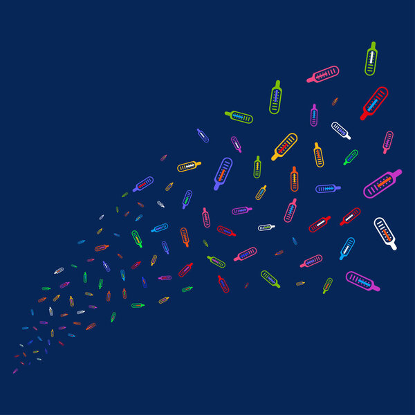 Исходный поток икон термометра
