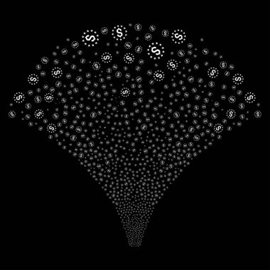 Kaynak akışı Doları yıldız kutsal kişilerin resmi