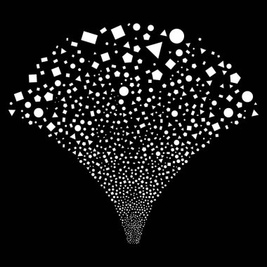 Kaynak akışı geometrik figürler simgeleri