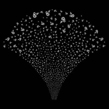 Kaynak işitme akışı simgeleri