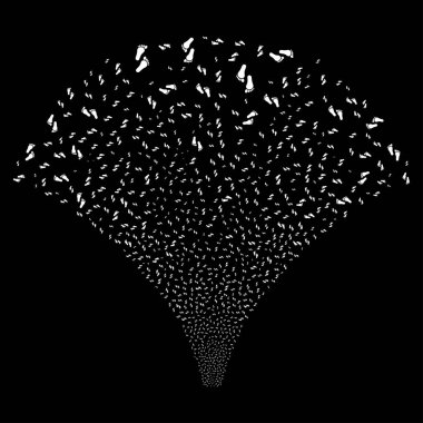 Kaynak akışı insan adımları simgeleri