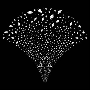 Kaynak akışı gezegen Satürn simgeleri