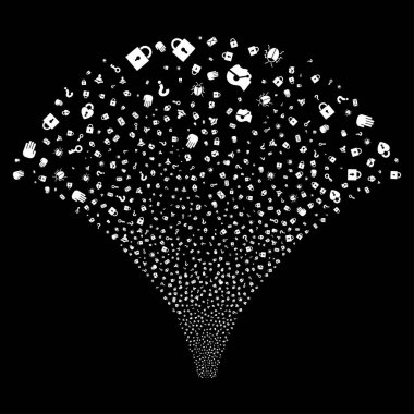 Kaynak akışı gizlilik simgeleri simgeleri