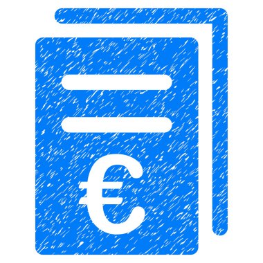 Euro Katalog listesi Grunge simgesi