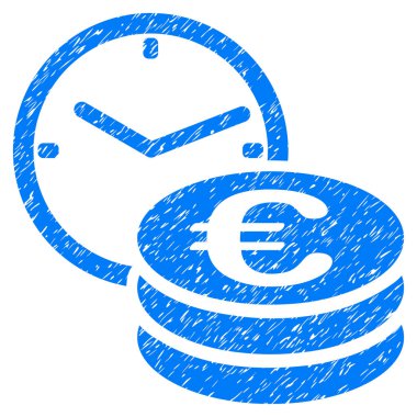 Euro kredi Grunge simgesi