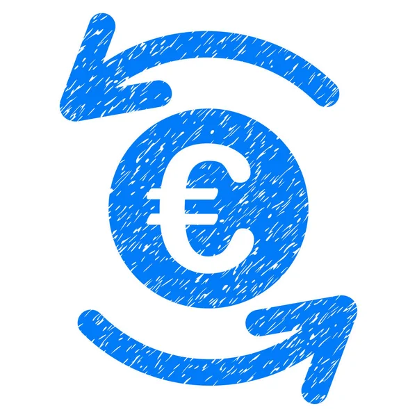 Обновление значка "Евро Баланс Гранж" — стоковый вектор