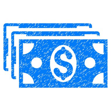Doları banknot Grunge simgesi