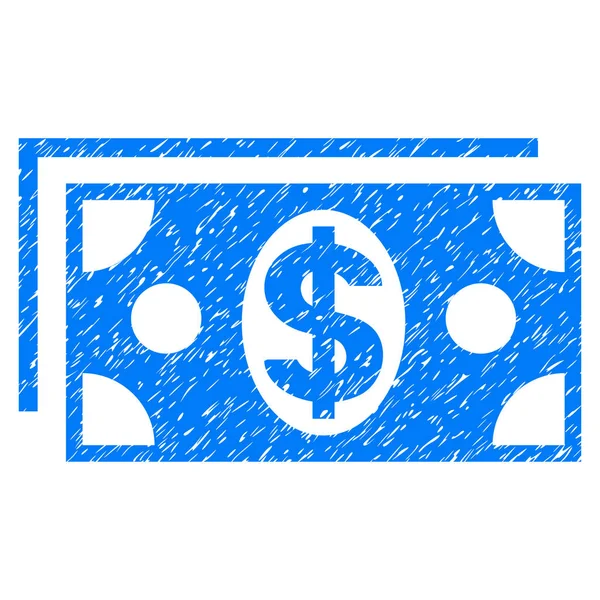 Doları banknot Grunge simgesi
