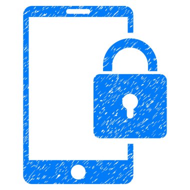 Kilit Smartphone Grunge simgesi