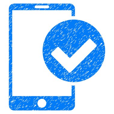 Telefon Ok Grunge simgesi