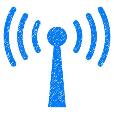 Wi-Fi istasyonu Grunge simgesi