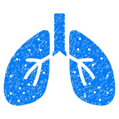 Solunum sistemi Grunge simgesi